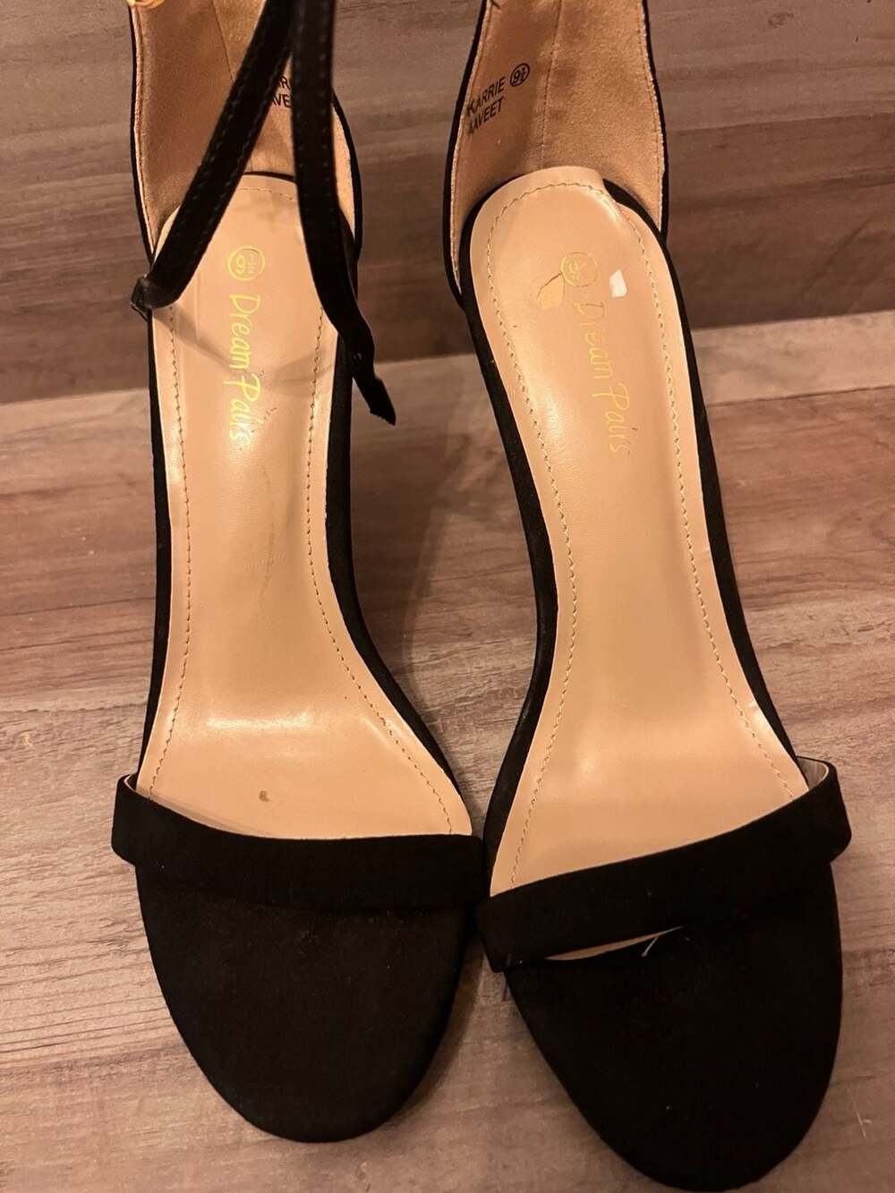 Dream Pairs Women's Ankle Strap Open Toe High Heel Pump Sandals
